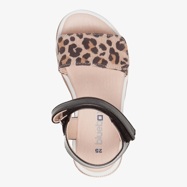 Blue Box meisjes sandalen met luipaardprint
