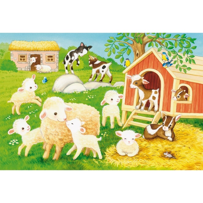 Puzzle Set - Niedliche Haustiere - 3 x 24 Teile