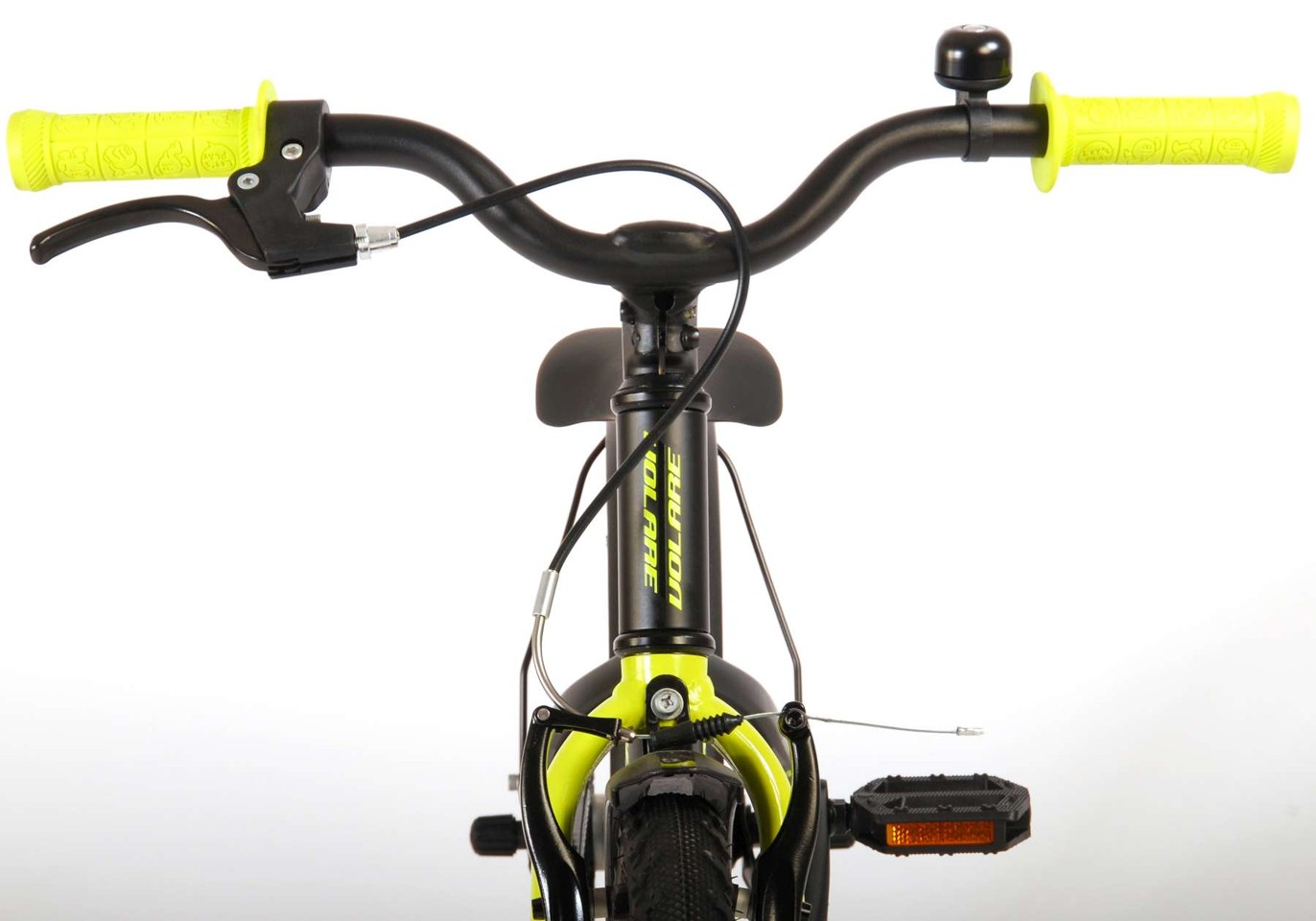 Volare - Børnecykel 16'' - Sort/Lime Grøn