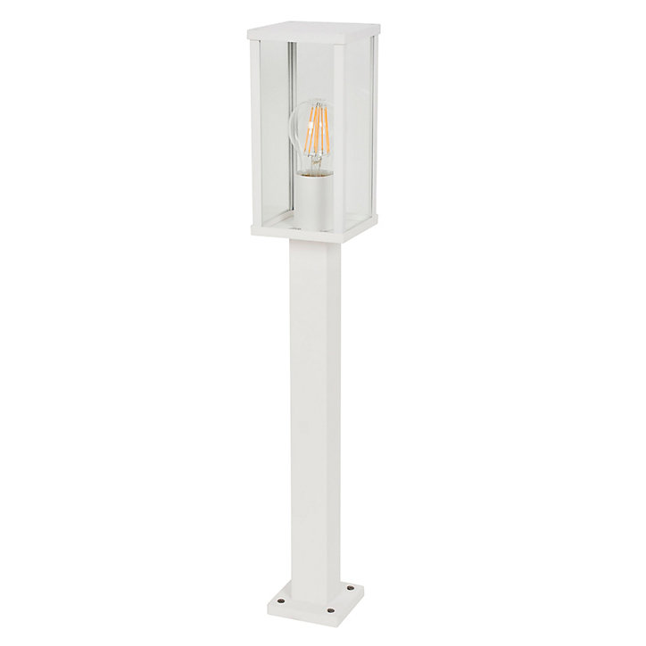 Potelet extérieur en fonte d'aluminium Little Garden Lagos E27 60W IP44 L.10,5 x P.10,5 x H.65 cm