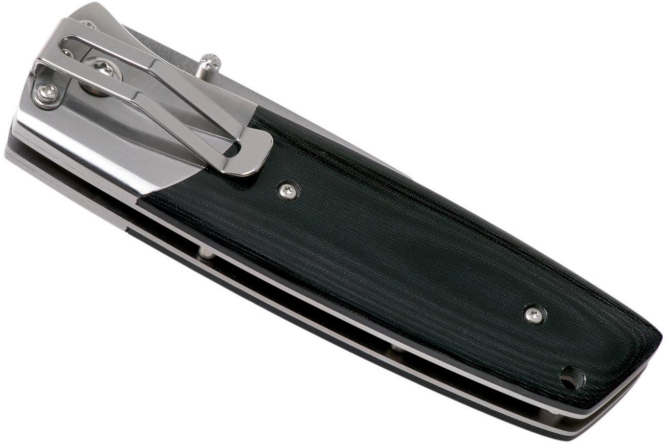 Fällkniven PXL Black Micarta PXLbm Elmax, Convex zakmes