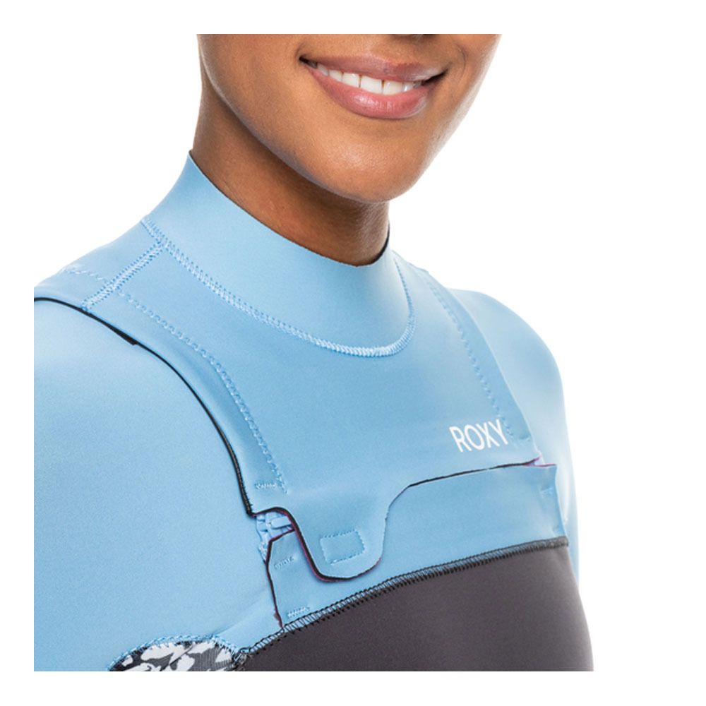 Roxy SWELL SERIES BZ - Combinaison intégrale 4/3mm Femme jet/boy blue