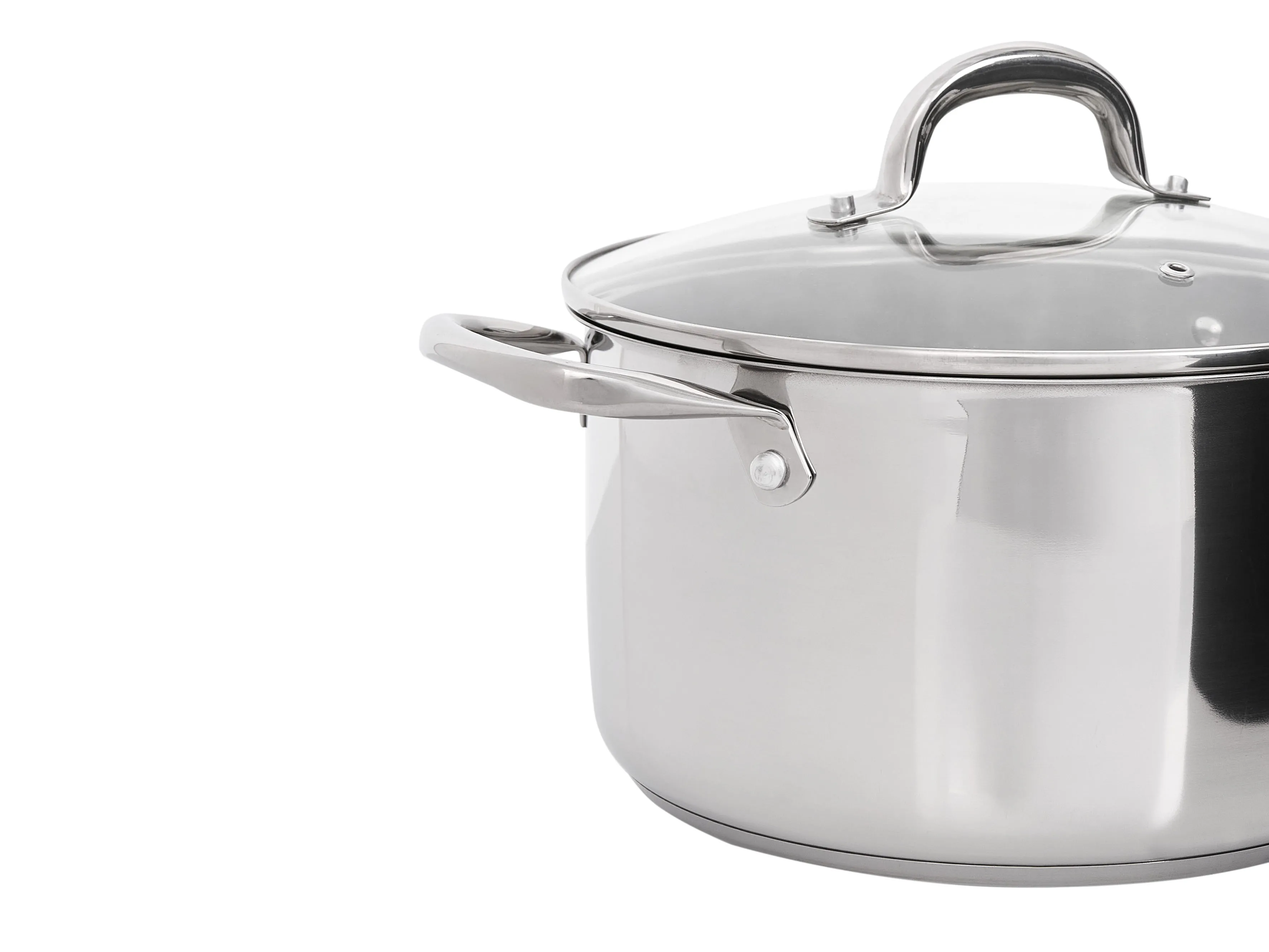7-delige pannenset PRIMECOOK Roestvrij staal Zilver