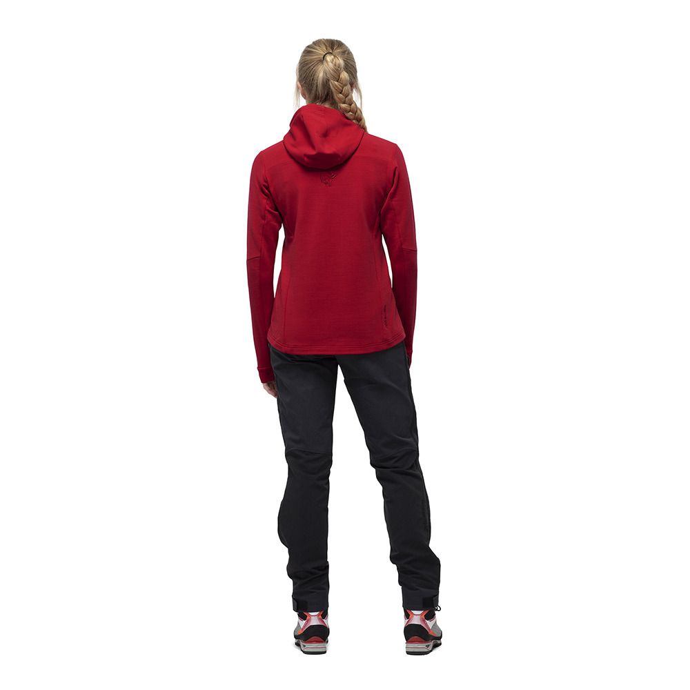 Norrona FALKETIND WARMWOOL 2 - Polaire Femme jester red