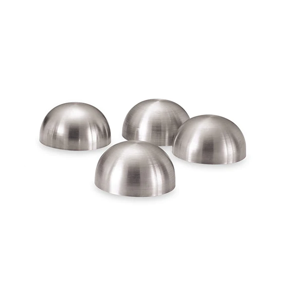 Set 4 moules demi-sphères en inox Mathon