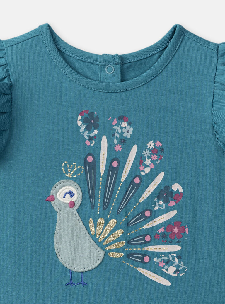 Grenouillère fantaisie pour bébé fille