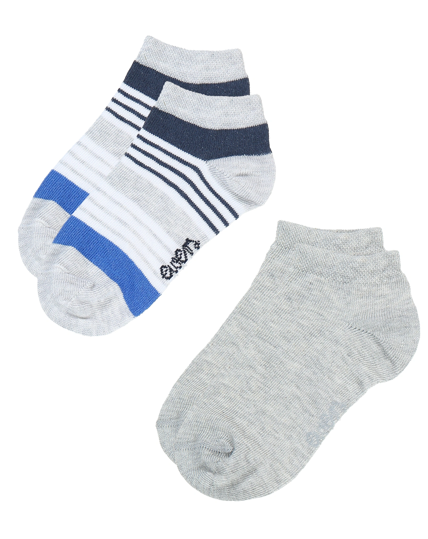 Sneakersocken RINGEL 6er Pack in blau/schwarz