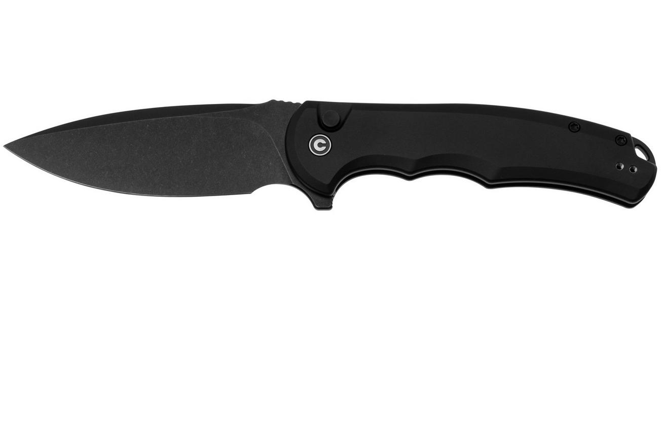 CIVIVI Button Lock Praxis C18026E-1 Black Aluminum, zakmes