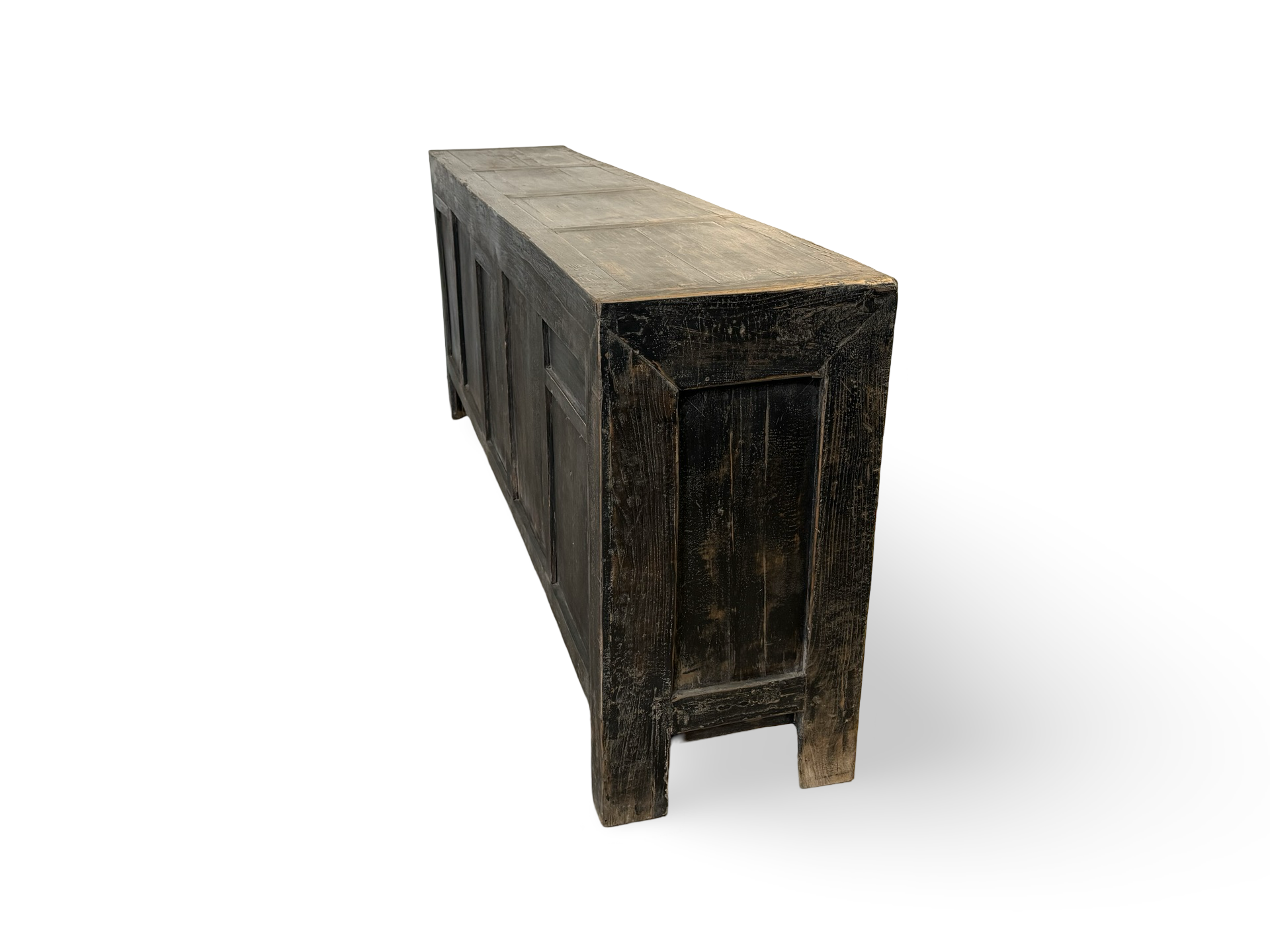 Dressoir naturel zwart 5 deur uniek