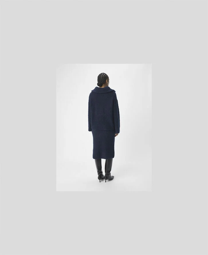Object OBJTOLATYA KNIT LO L/S PULLOVER 135 Sky captain