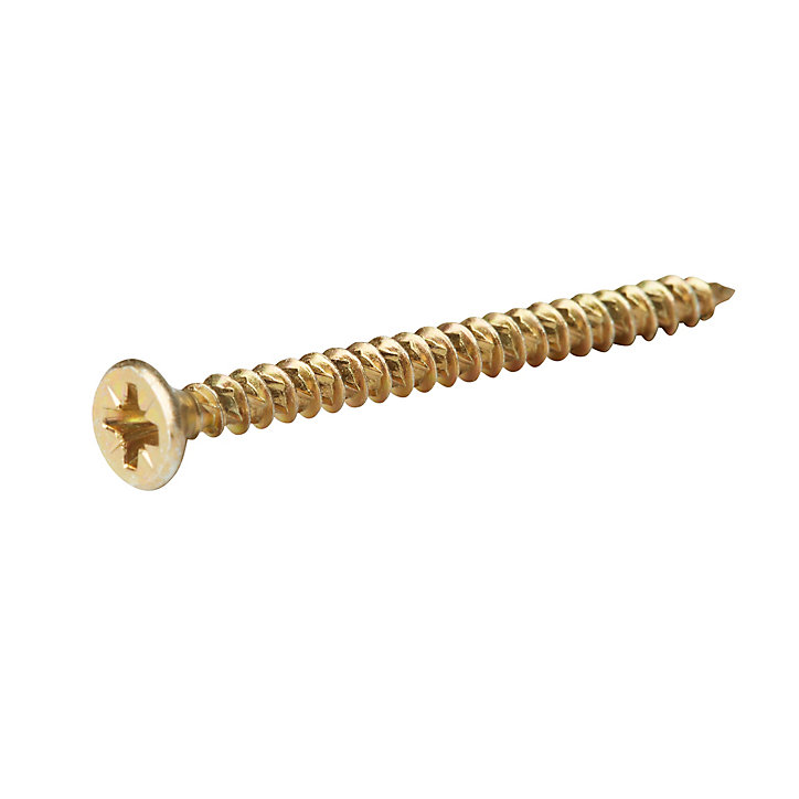 Vis à bois Turbodrive Premium pozidriv zinguée jaune 4x40 mm - 20 pièces