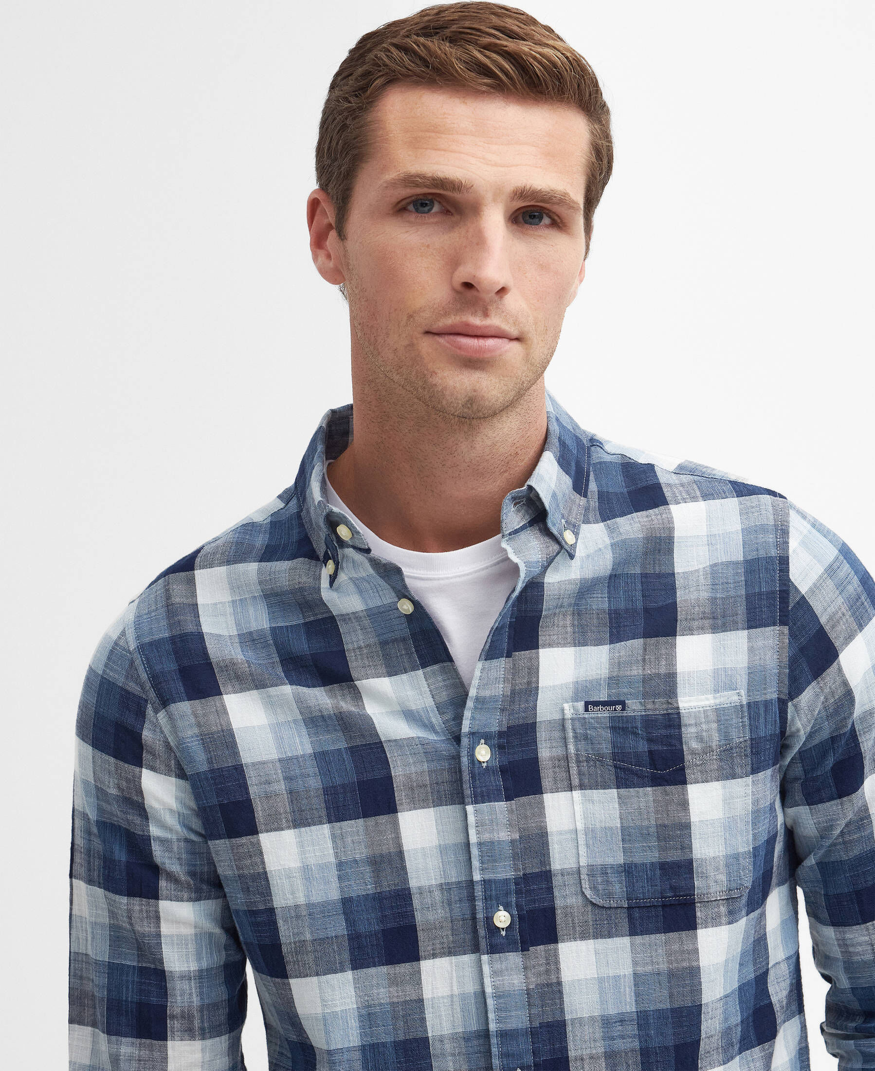 Barbour| Herren Hemd HILLROAD Tailored Fit Langarm