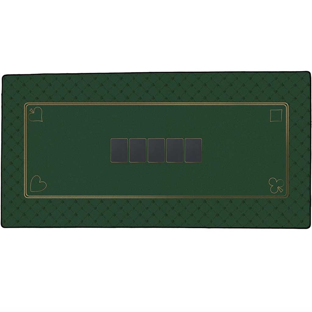 Tapis Jeu de Cartes - Poker Vert (60 x 120cm)