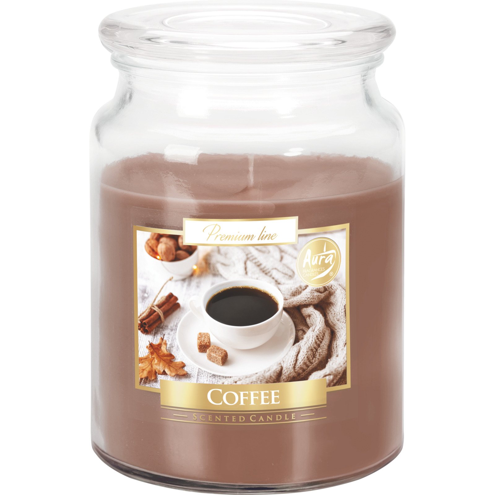 Aura Premium Line Duftkerze Coffee 500 g