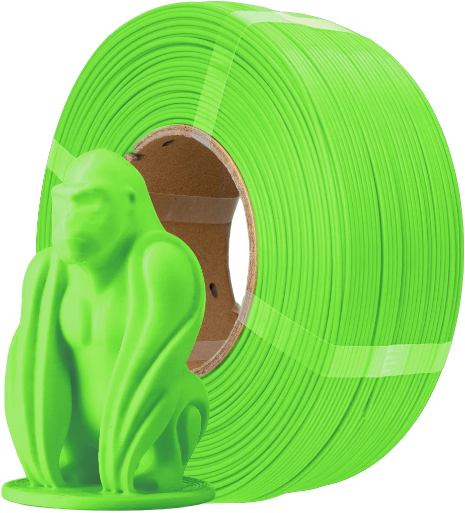 AzureFilm  PLA Refill Green, 1,75 mm / 1000 g    PLA mit guten mechanischen Eigenschaften, ohne Spule