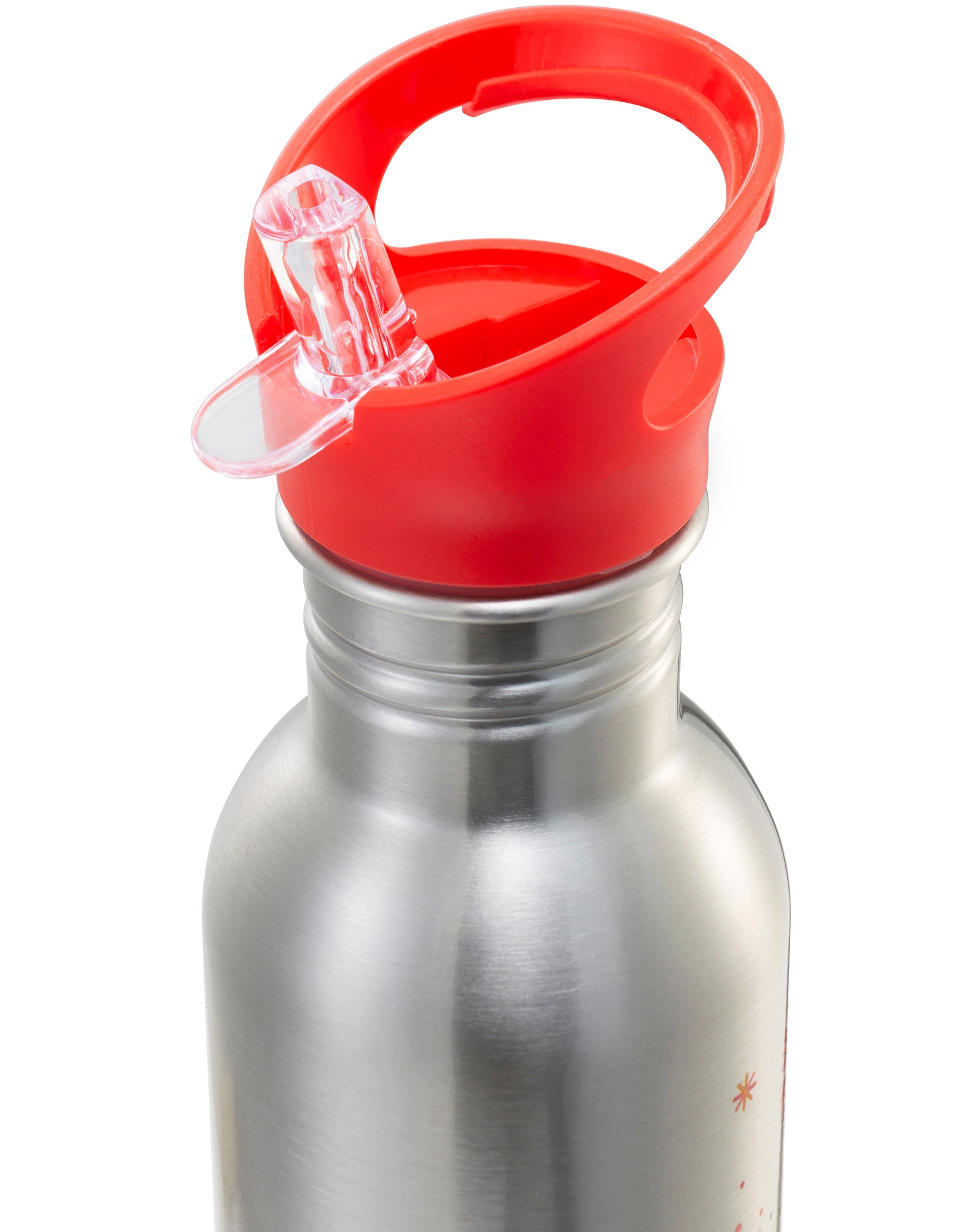 Edelstahl-Trinkflasche WONDER STELLA (0,6l) in silber/rosa