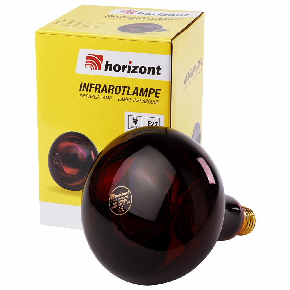 Ampoule infrarouge ir 175 w rouge