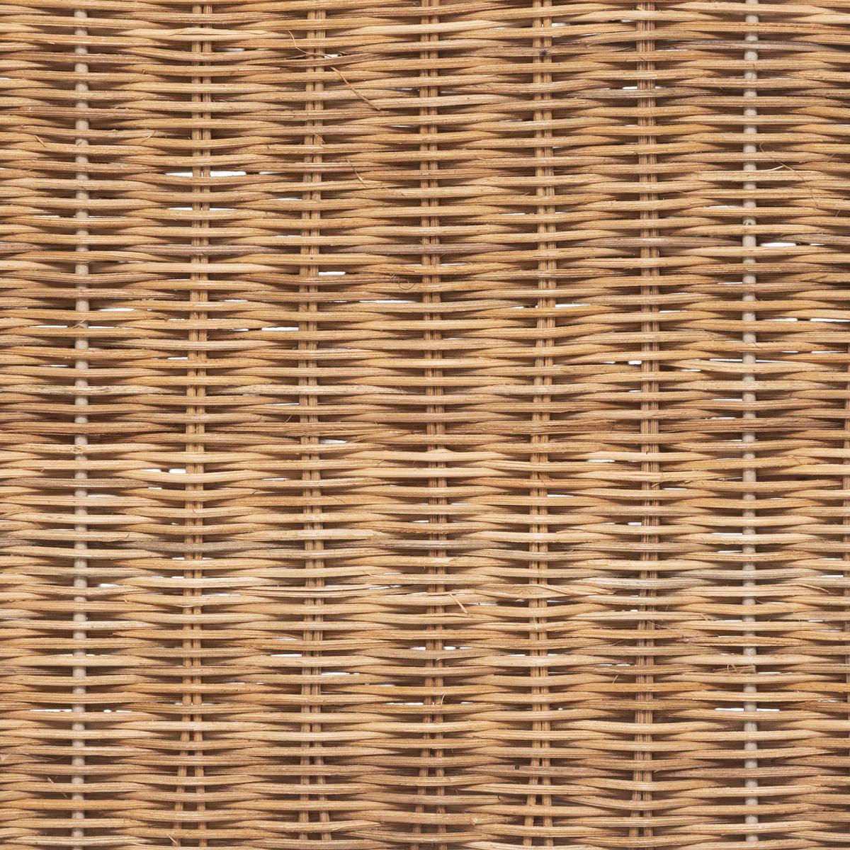 MALLE ROTIN CARMEN NATUREL D.42X30.5X25.5CM