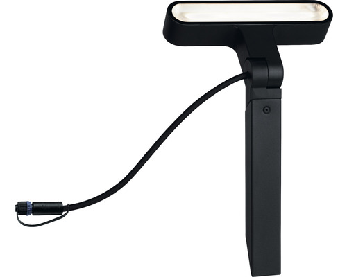 Paulmann Plug & Shine LED tuinspot 6W 450 lm 3000 K IP65 Ito horizontaal enkel licht antraciet 230/24 V