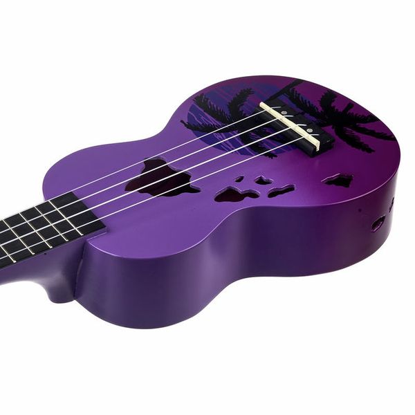 Mahalo Hawaii Purple Ukulele