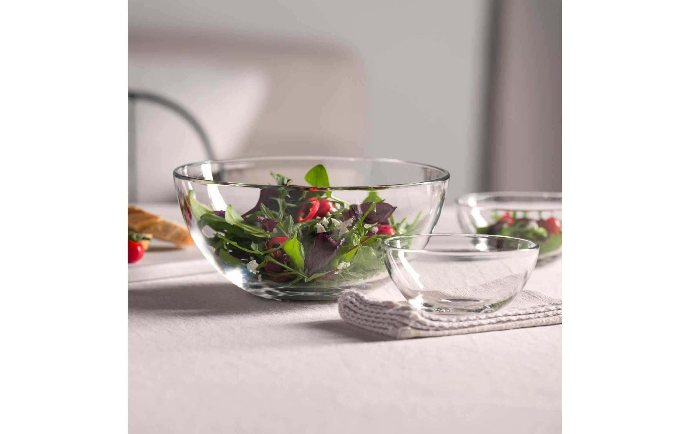 Salatschüssel Cucina 28 cm, 1 Stück, TransparentSchale