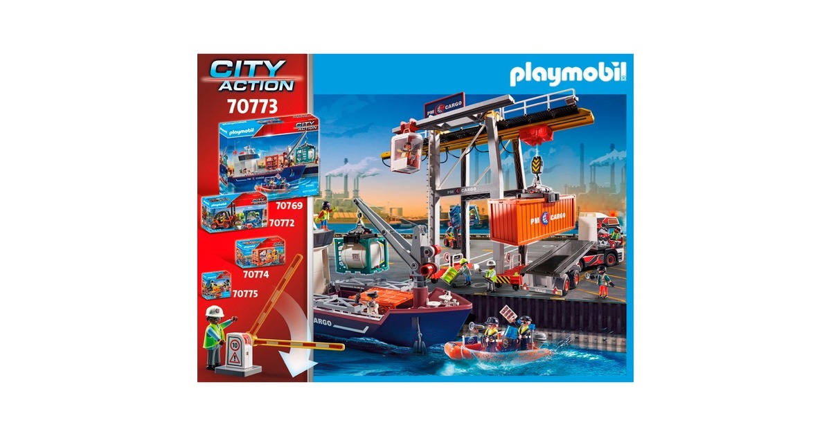 PLAYMOBILCity Action - Goederenmagazijn Constructiespeelgoed  (70773)