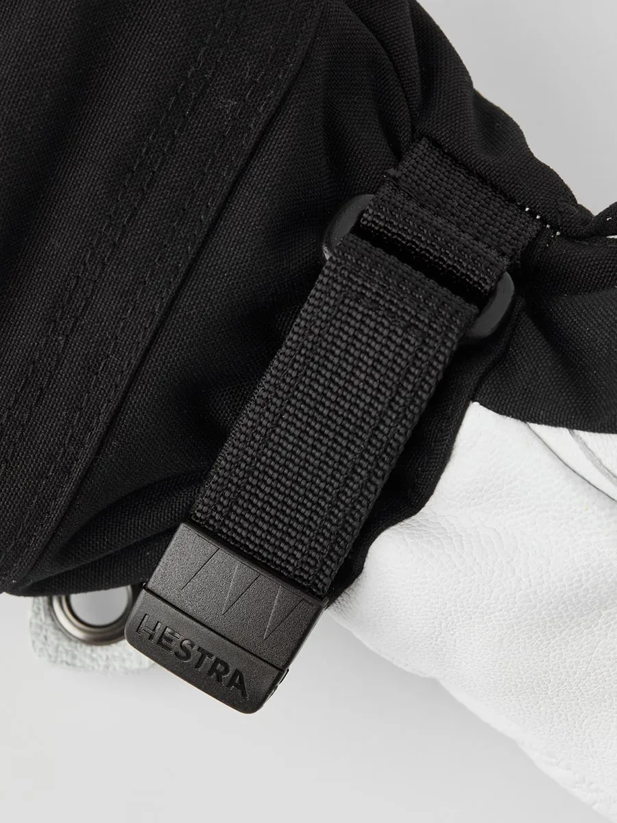 Hestra Army Leather Heli Ski Jr. - 3 Finger Black