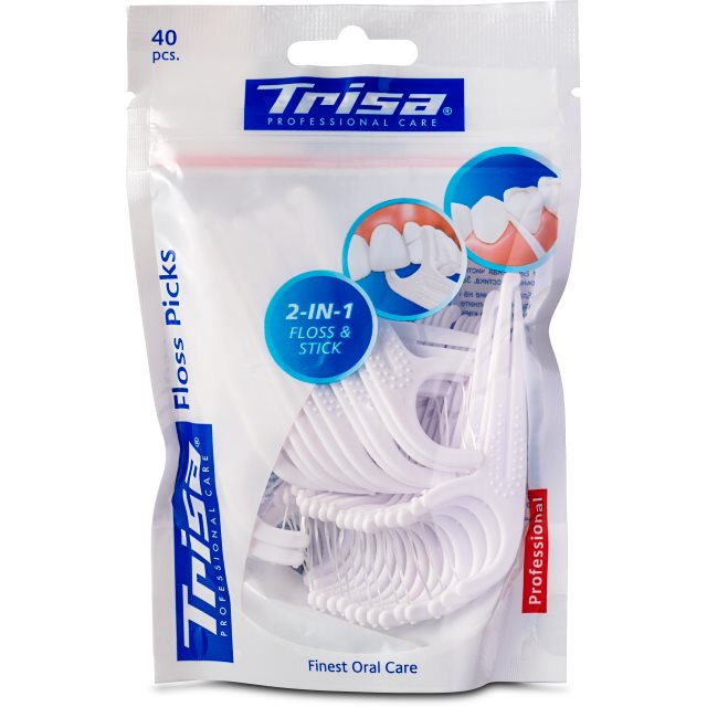 TRISA Floss Picks Professional<br>40 Stück