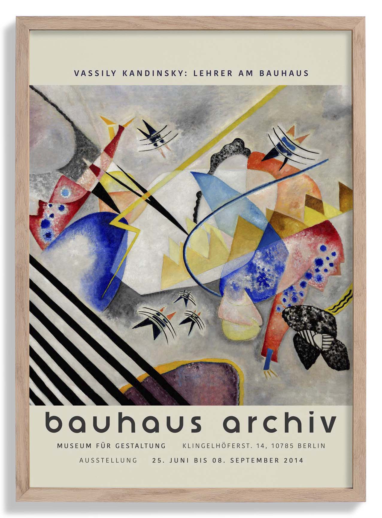 Weißes Zentrum von Wassily Kandinsky Ausstellung