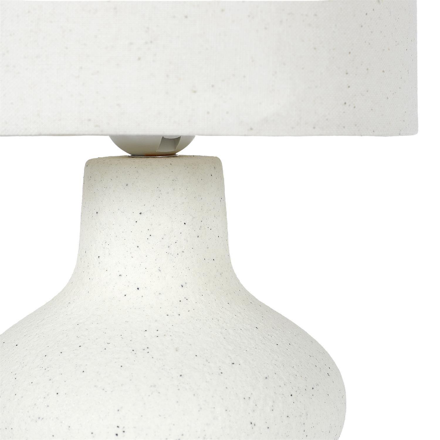 LAMPE CERAMIQUE CREME H.50CM