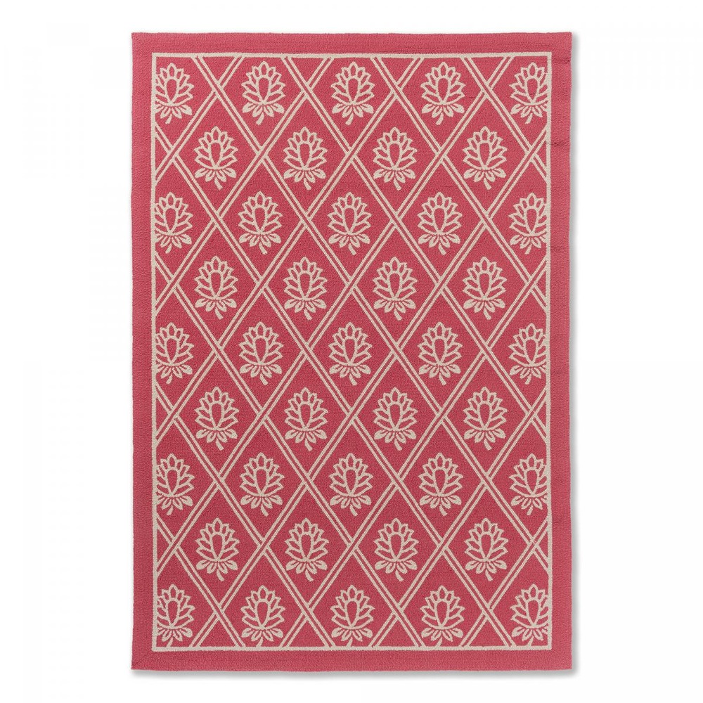Tapis extérieur rouge 140x200 cm