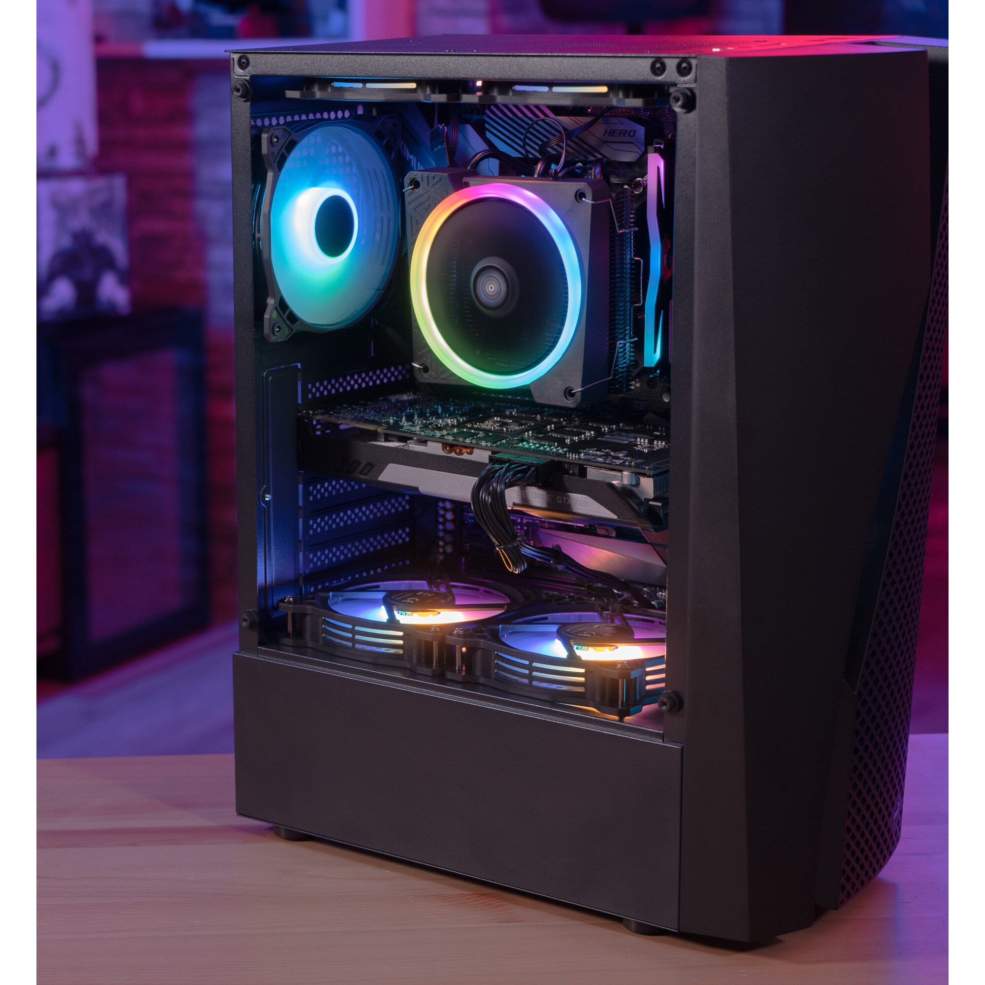 Aerocool Tower-Gehäuse Wave-G-BK-v3
