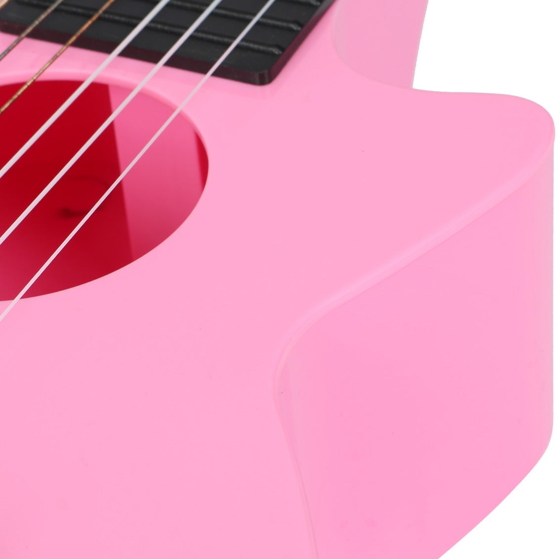 Korala PUG-40-PK polycarbonaat guitarlele roze