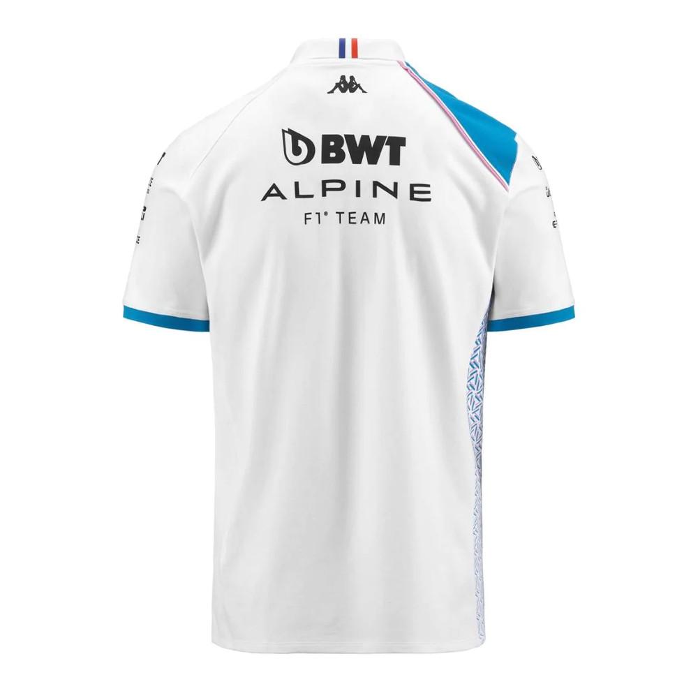 Kappa Polo Blanc Homme Kappa Acram Alpine F1