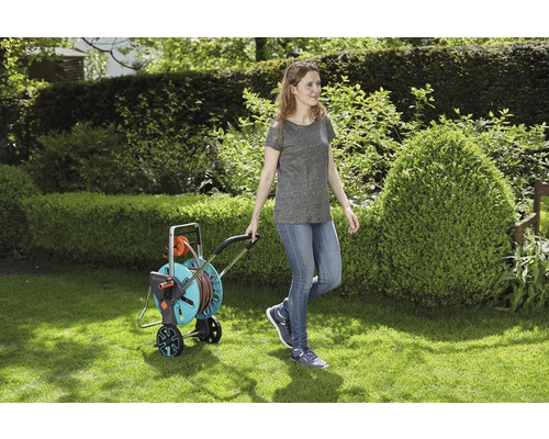 GARDENA CleverRoll M Easy Set slanghaspel inclusief 20m slang en accessoires