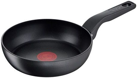 Tefal Hard Titanium Pro Koekenpannenset 24 + 28 cm - Duurzame pannenset met titanium baklagen en Thermo-Signal