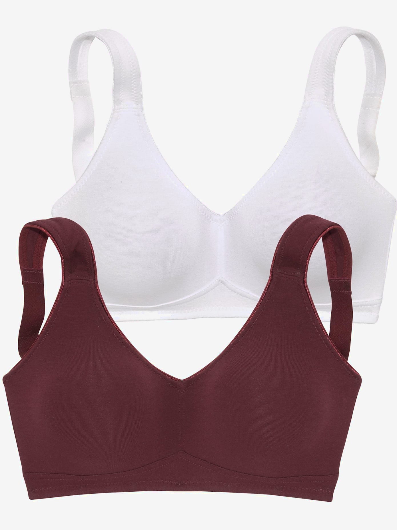 Soutien-gorge doux soutien-gorge en coton, bonnets sans coutures