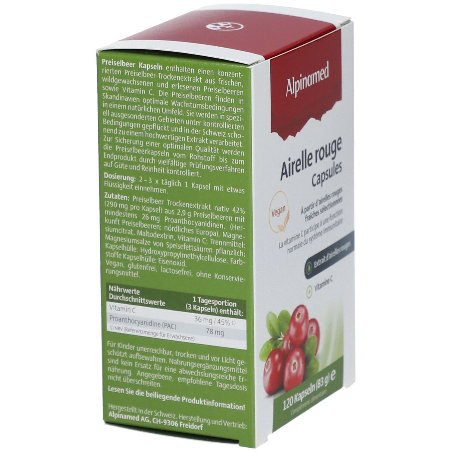 Alpinamed Preiselbeer Kapseln