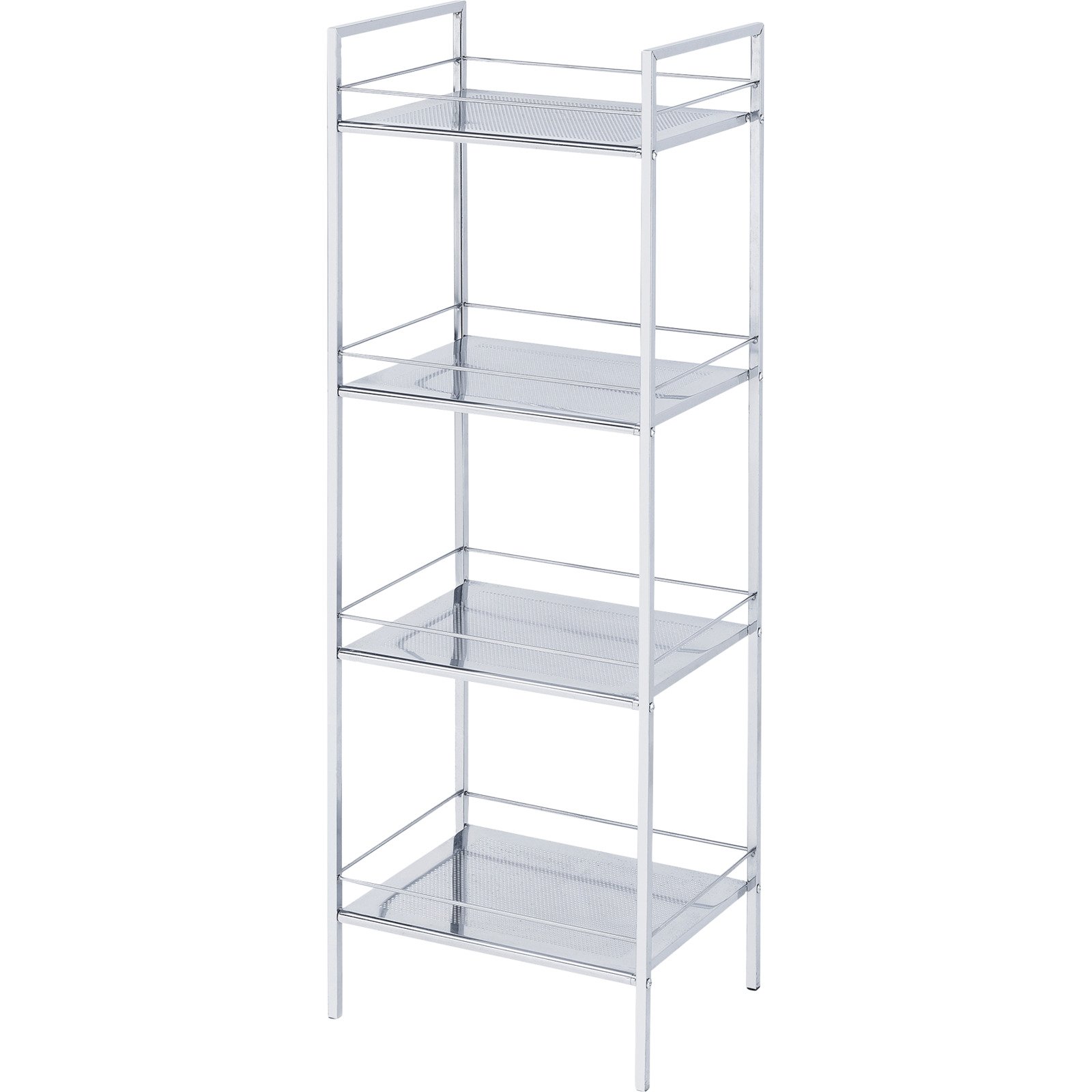 Allzweckregal Kim Metall chromfarben 39 x 117 x 31 cm
