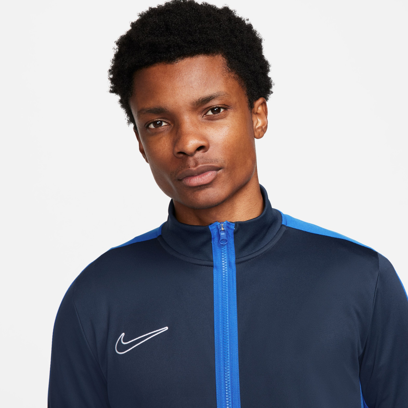 Nike Dri-FIT Academy 23 Trainingsjack Full-Zip Donkerblauw Blauw Wit