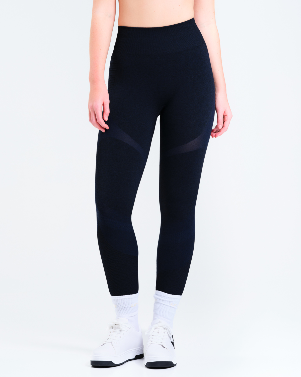 LEVITY Solar Seamless Tights Blue Navy
