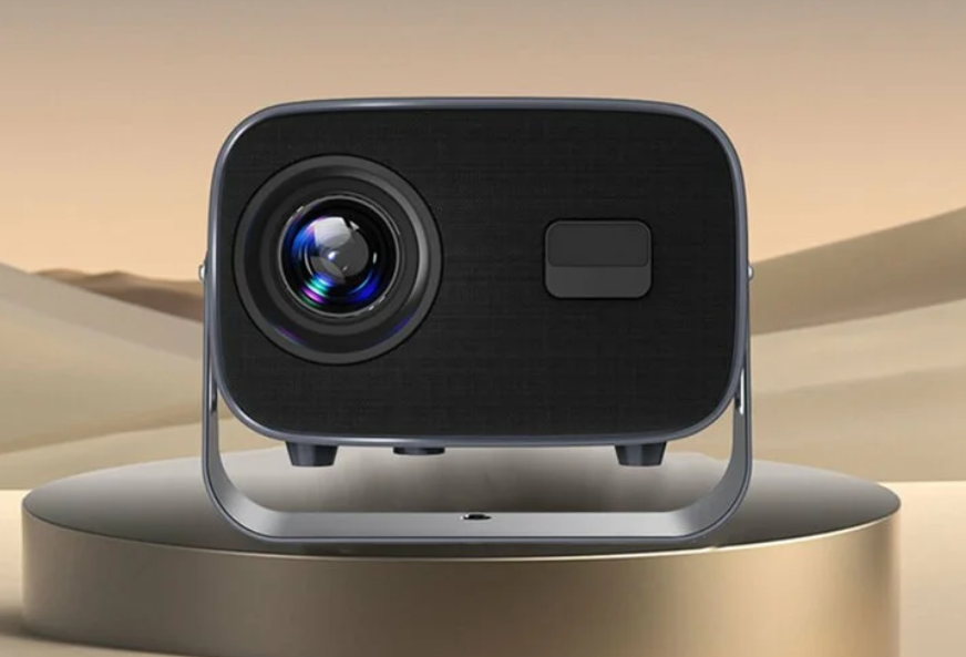 Multimedia LED Projektor Beamer Heimkino (200 ANSI-Lumen) 720P HD / HDMI / WiFi (2.4/5GHz) / Android 11.0 / BT 5.0 - Grau