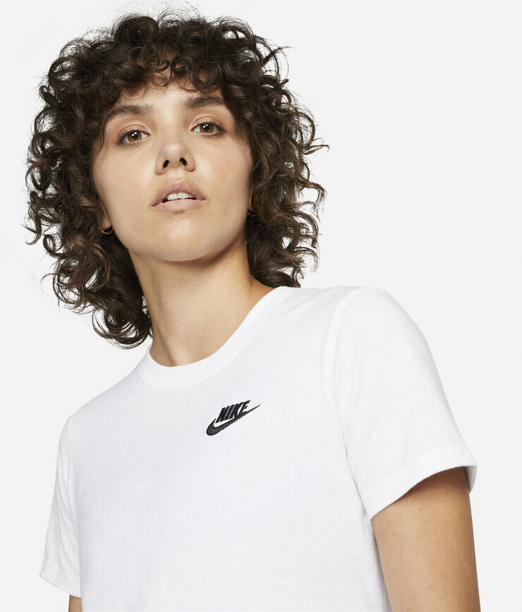 Nike Sportswear Club T Shirt Hvid