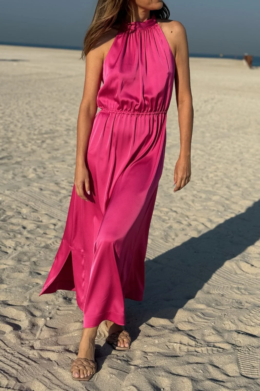 Karmamia Lulu Dress fuchsia pink