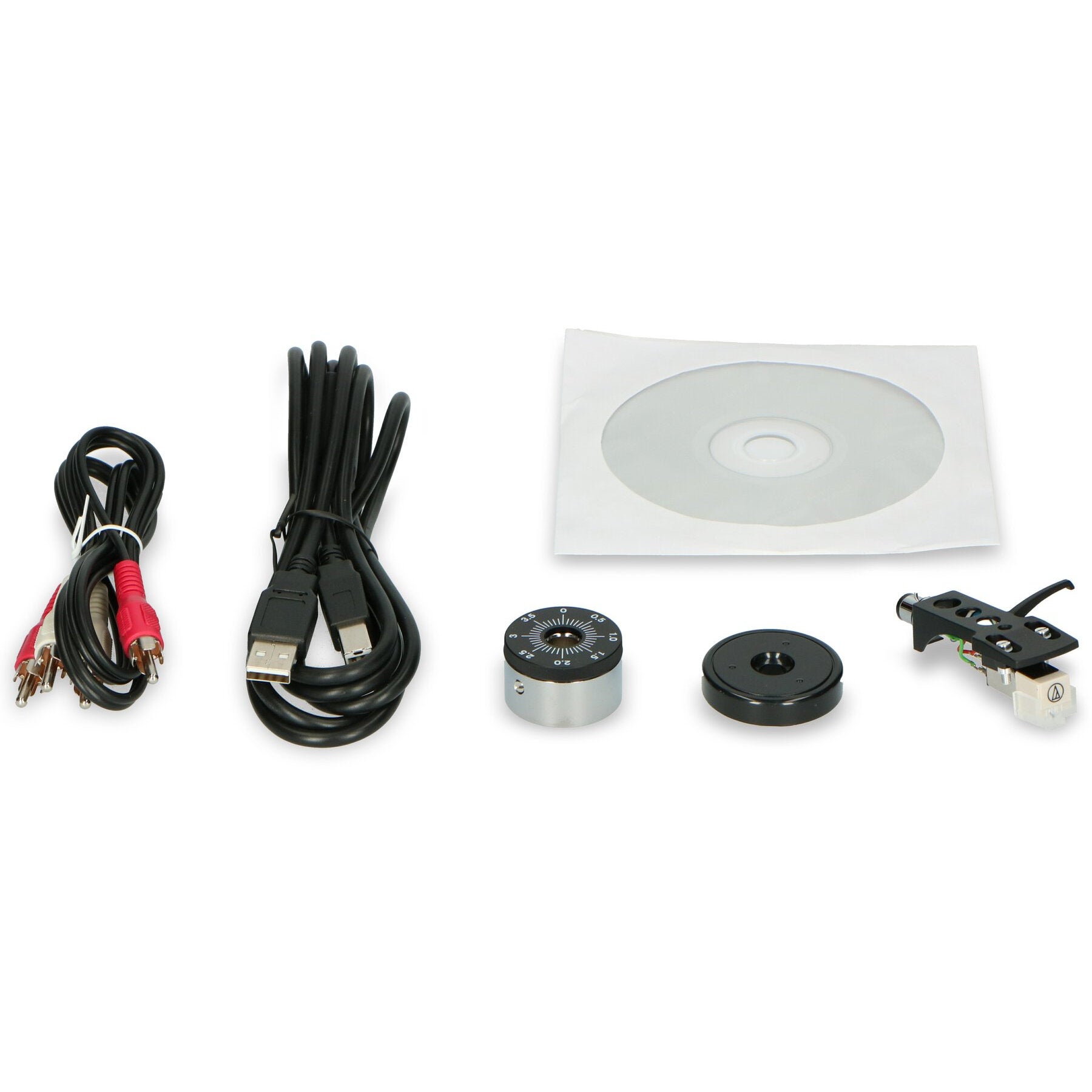 Lenco L-3808 Matte Black digitale USB-platenspeler