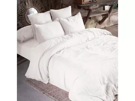 OUREA - Taie d'Oreiller 60x60cm Gaze de Coton Chantilly
