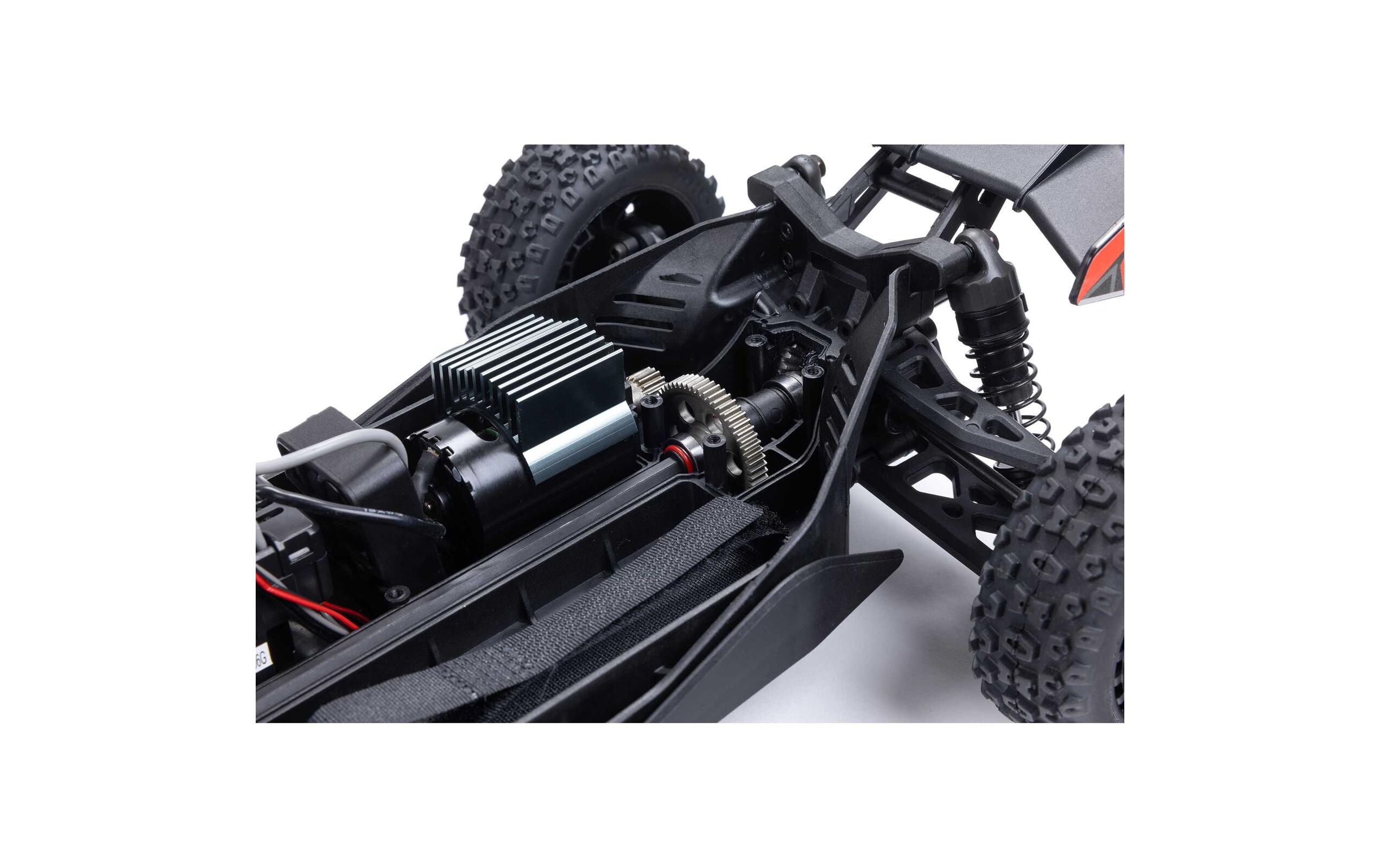 Buggy Typhon Grom Mega 380 Blau, RTR, 1:18<br>Robuster 4wd mini RC Buggy mit Spektrum Technik