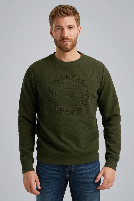 PME legend groene heren sweater