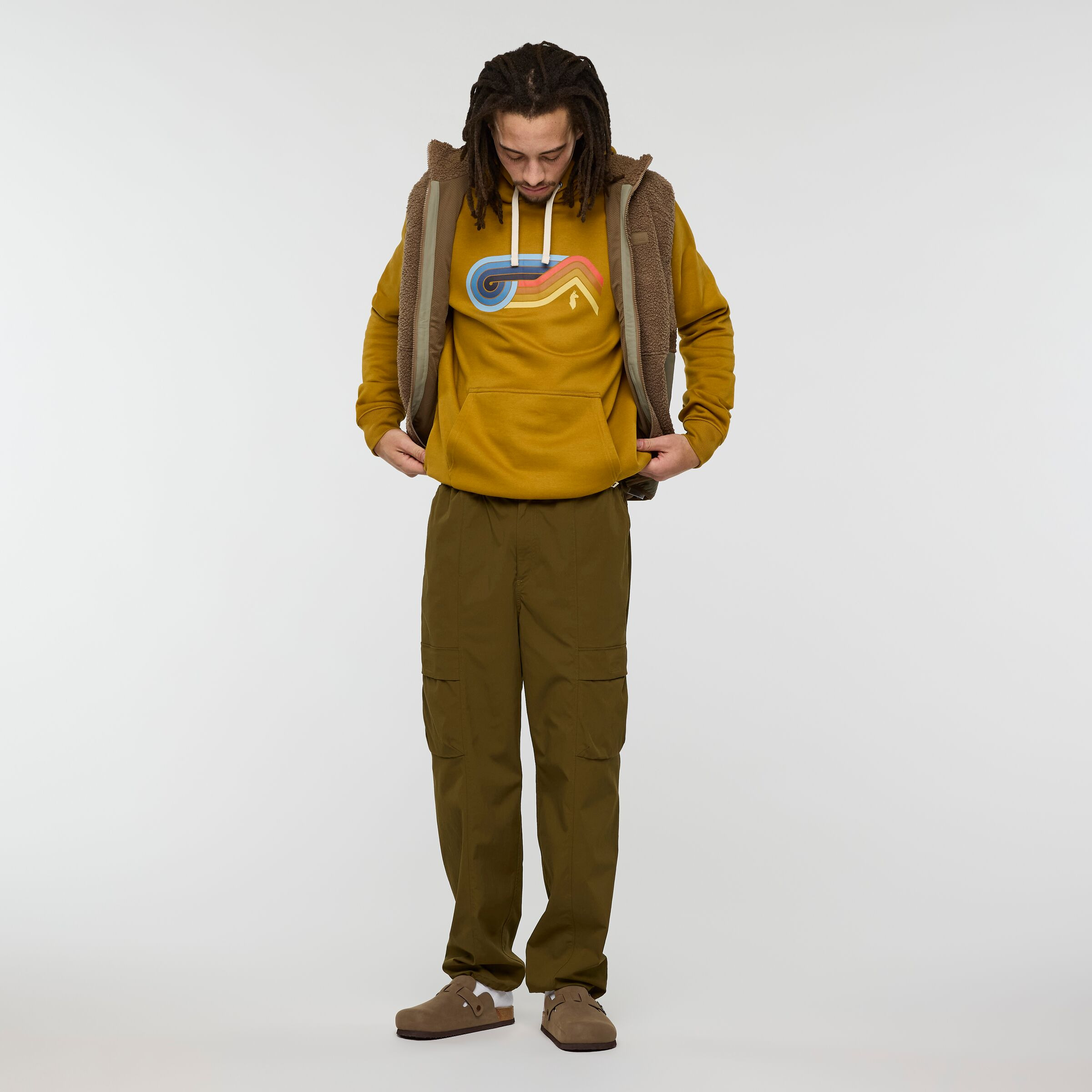 M Melting Sunset Pullover Hoodie