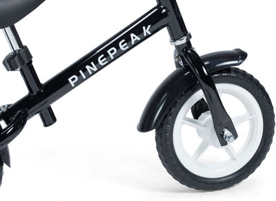 Pinepeak Komfort Løpesykkel 10 tommer, Svart